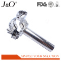 Stainless Steel Sanitary Pipe Holder with Base